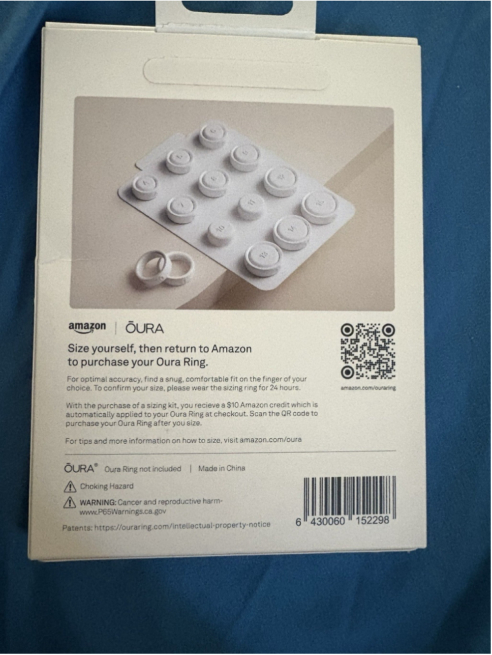Oura Ring 4 Sizing Kit - Size Before You Buy - Unique Sizing - Gen 4 - Picture 2 of 4